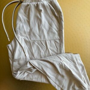 Cream Jogger Pants